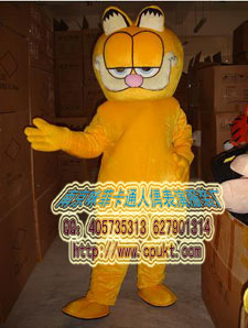 供應迪斯尼卡通人偶服裝加菲貓