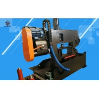 數控轉角帶鋸床 一款H型鋼鋸切加工高速轉角帶鋸床