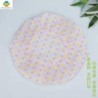 廠家生產(chǎn)防水浴帽 波點防水浴帽 廚房防油煙帽可定制logo