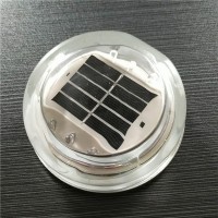埋入式圓形太陽能玻璃道釘無線同頻智能閃爍