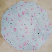 廠家定制生產(chǎn)印花色丁布時尚潮流實用型浴帽-家用