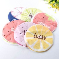 廠家定制生產(chǎn)卡通水果圖案防水浴帽