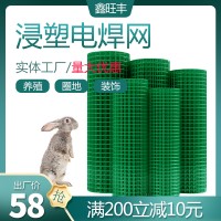 現貨供應小孔養殖專用浸塑電焊網