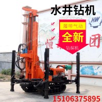 廠家直銷HQZ-260L高支腿鐵履帶氣動(dòng)打井機(jī)