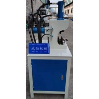 新款方管角度機(jī)、鍍鋅鐵管沖切45度角一次成型