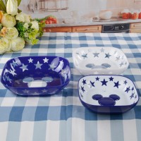 米奇滿天星三入果盤塑料水果盤餐盤糖果盤三個(gè)裝