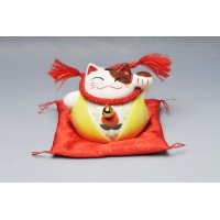 SW192_5寸蟠桃祝愿貓